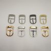 19mm (In-Belt Width) Small Zinc Alloy Metal Middle Pin Buckles for Belt