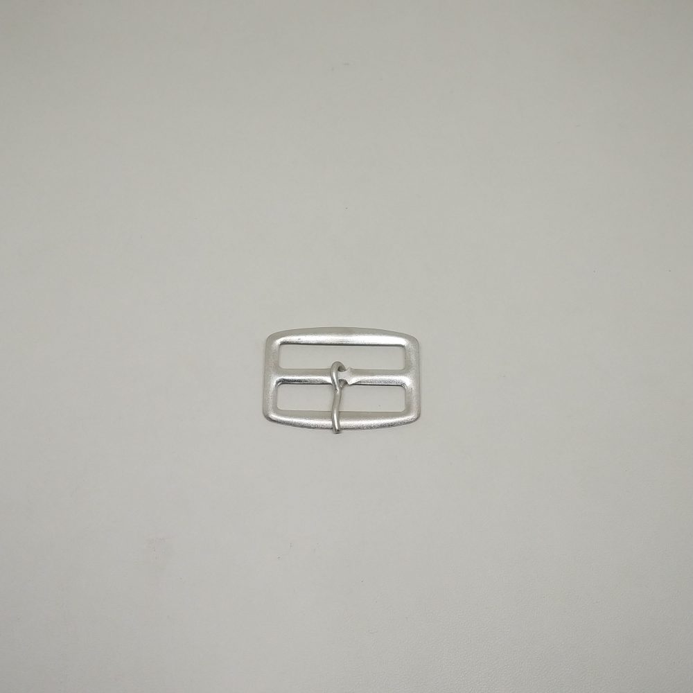 32mm (In-Belt Width) Flat Thin Metal Middle Pin Buckle