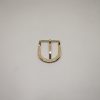 32mm (In-Belt Width) Curved Edge Zinc Alloy Metal Pin Buckle for Straps