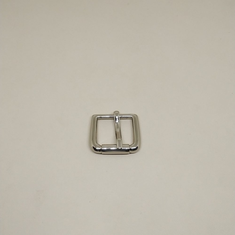 20mm (In-Belt Width) Fake-Rolling Pin Metal Buckle