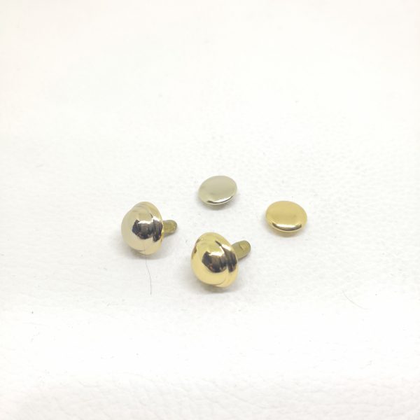 (11 x 3 x 10mm) Metal Double Rivet for D.I.Y Leather Belongings