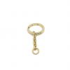 22mm (In-Belt Width) Metal Spring Key Ring set with Small chain