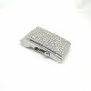 30mm (In-Belt Width) Metal Military Belt Buckle with Rhinestone for Belt Use