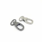12mm (In-Belt Width) New Style Zinc Alloy Small Metal Snap Dog Hook for Dog Collar / D.I.Y. Leather / Handbag Making Use