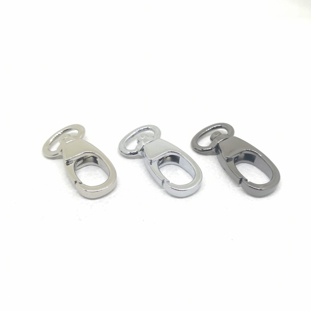 12mm (In-Belt Width) New Style Zinc Alloy Small Metal Snap Dog Hook for Dog Collar / D.I.Y. Leather / Handbag Making Use