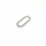 31mm (In-Belt Width) Metal Flat Oval Ring for Handbag / Fashion Maker Use