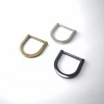 20mm (In-Belt Width) Flat Metal D Ring for Handbag / Fashion / Garment Use