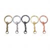 26mm (In-Belt Width) Metal Flat Key Ring with Small Chain