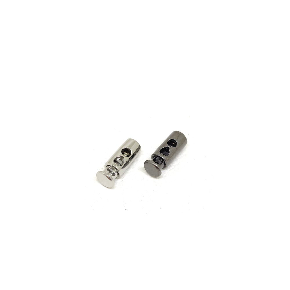 (For around 3.5mm String Use) Metal Zinc Alloy Double Hole / String Stopper