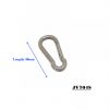 50mm (Long) Metal Iron Dog Collar Snap Hook Carabiner