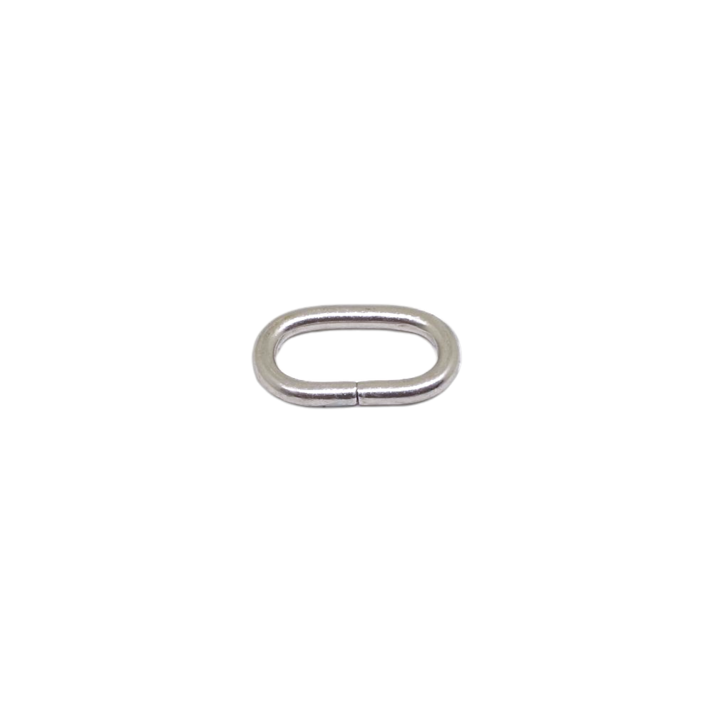 19mm (In-Belt Width) Metal Iron Oval Ring for Handbag / Fashion / Leather Goods Maker Use