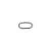 19mm (In-Belt Width) Metal Iron Oval Ring for Handbag / Fashion / Leather Goods Maker Use