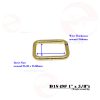 25mm (In-Belt Width) Iron Square Rectangular Wire Buckle for Bag / D.I.Y. / Leather-Made Item use