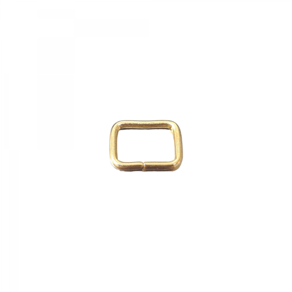 15mm (In-Belt Width) Iron Square Rectangular Wire Buckle for Bag / D.I.Y. / Leather-Made Item use