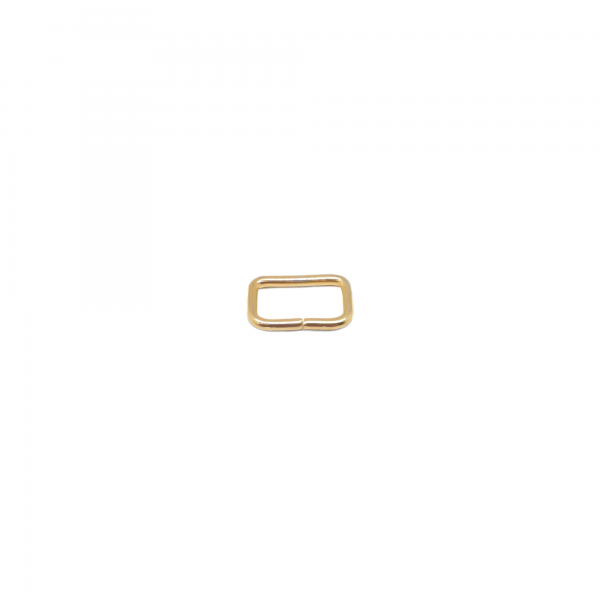 14mm (In-Belt Width) Iron Square Rectangular Wire Buckle for Bag / D.I.Y. / Leather-Made Item use