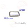 31mm (In-Belt Width) Iron Square Rectangular Wire Buckle for Bag / D.I.Y. / Leather-Made Item use