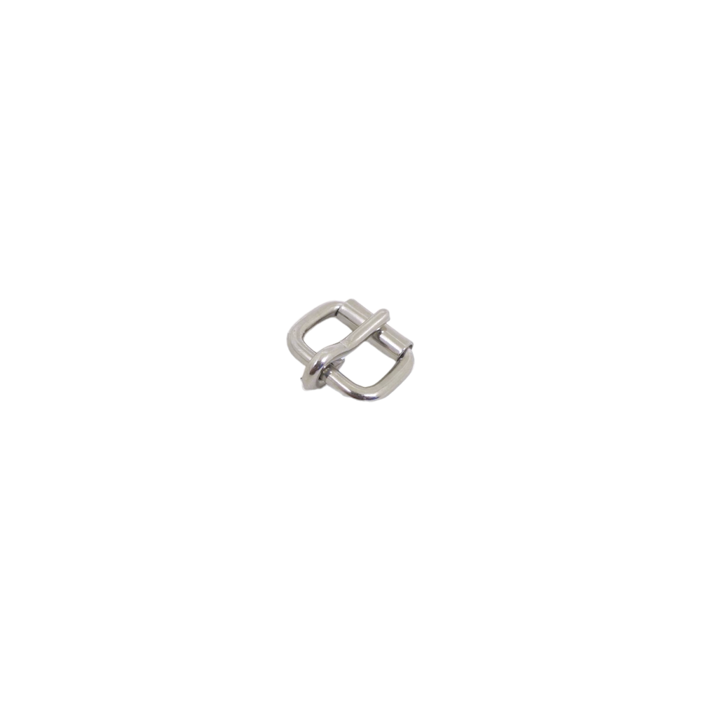 12mm (In-Belt Width) Metal Rectangular Rolling Pin Buckle for Belt / Bag / Leather Good Use