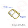 38mm (In-Belt Width) Metal Rectangular Rolling Pin Buckle for Belt / Bag / Leather Good Use