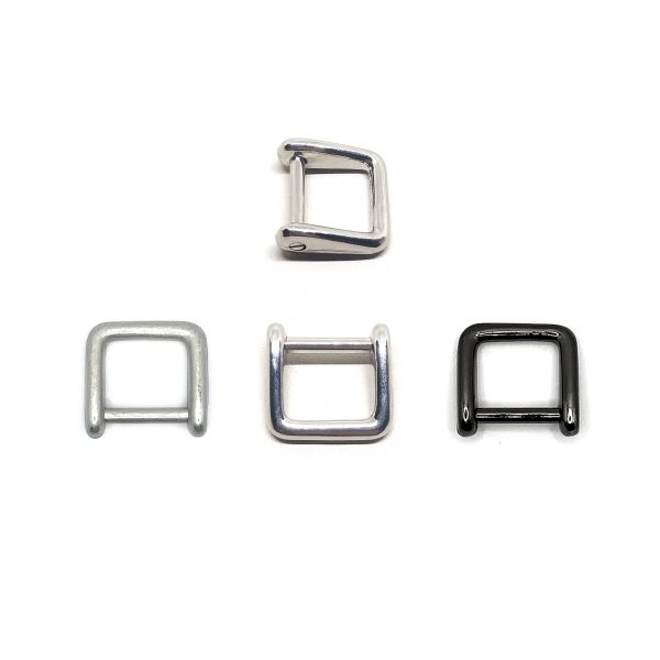 15mm (In-Belt Width) Zinc Alloy Metal Screwing D Ring for Handbag / Fashion / Garment Use