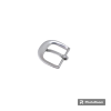 22mm (In-Belt Width) Metal Curved Round Pin Buckle for Belt / Handbag / Purse Use