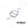 22mm (In-Belt Width) Metal Curved Round Pin Buckle for Belt / Handbag / Purse Use