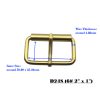 50mm (In-Belt Width) Metal Rectangular Rolling Pin Buckle for Belt / Bag / Leather Good Use