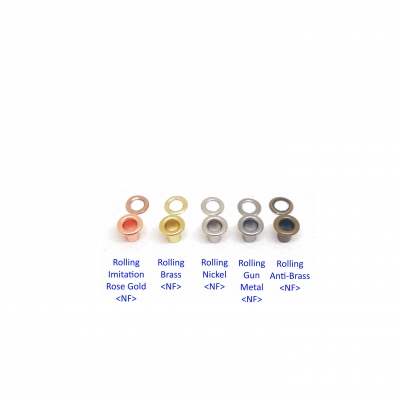 Zoom in Eyelet Rolling Colour Reference