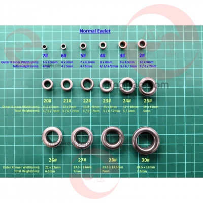 Zoom in Normal Eyelet(2-7#, 20-30#)_Scale(water)