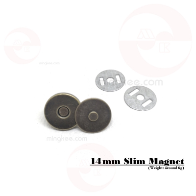 14mm Slim Magnet Rg Anti-Brass (NF) 4.8g(water)