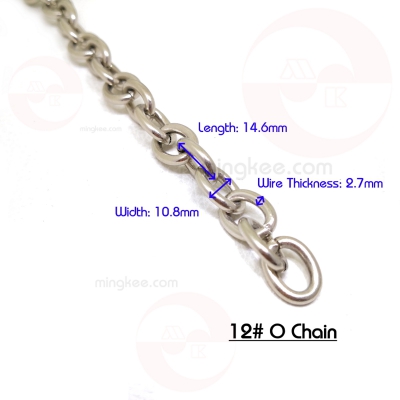 Zoom in 12#O Chain(2.7x14.6x10.8mm) Rg Nickel_scale(Water)