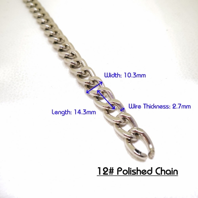 Zoom in 12#Polished Chain(2.7x14.3x10.3mm) Hg Nickel_scale