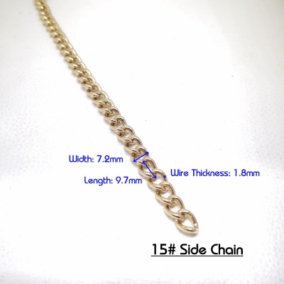 15#Side Chain(1.8x9.7x7.2mm) Hg Lt. Gold_scale