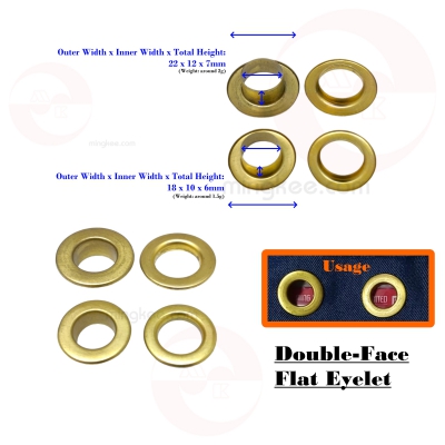 Zoom in Double-Face Flat Eyelet_scale(water)